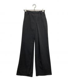 CLANE×MINAMI TANAKA（クラネ×ミナミ タナカ）の古着「TUCK HERRINGBONE SLACKS」｜グレー
