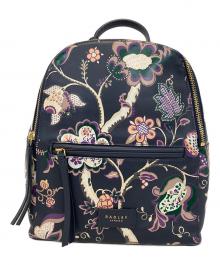 RADLEY LONDON×SANDERSON（ラドリーロンドン）の古着「ROSLYN リュック」｜ネイビー