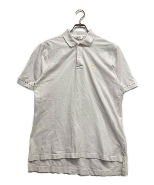 BROOKS BROTHERS 346（ブルックスブラザーズ 346）BROOKS BROTHERS 346 (ブルックスブラザーズ 346) ポロシャツ ホワイト サイズ:Mの古着・服飾アイテム