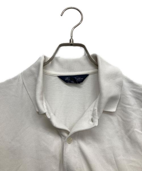 BROOKS BROTHERS（ブルックスブラザーズ）BROOKS BROTHERS (ブルックスブラザーズ) 鹿の子ポロシャツ ホワイト サイズ:Lの古着・服飾アイテム