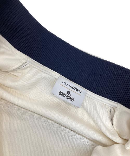 Lily Brown（リリーブラウン）Lily Brown (リリーブラウン) MARY QUANT (マリークヮント) トラックジャージ ネイビー×アイボリー サイズ:Fの古着・服飾アイテム