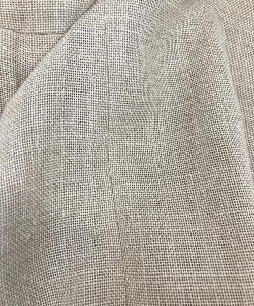 ANAYI（アナイ）ANAYI (アナイ) ノーカラージャケット ブラウン サイズ:36の古着・服飾アイテム