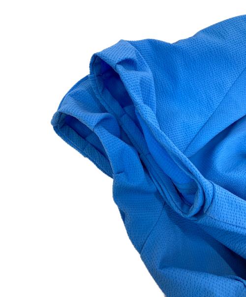 ANAYI（アナイ）ANAYI (アナイ) サッカーストレッチパフ袖ワンピース ブルー サイズ:36の古着・服飾アイテム