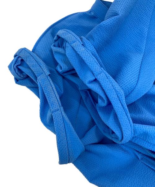 ANAYI（アナイ）ANAYI (アナイ) サッカーストレッチパフ袖ワンピース ブルー サイズ:36の古着・服飾アイテム