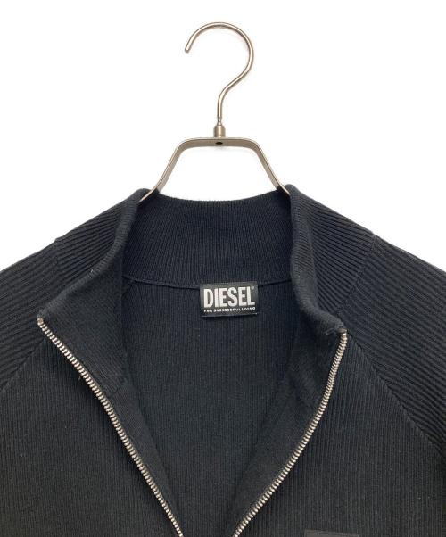 DIESEL（ディーゼル）DIESEL (ディーゼル) ドライバーズニット ブラック サイズ:Mの古着・服飾アイテム