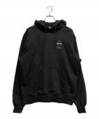 Bristolブリストル）の古着「BIG LOGO BAGGY SWEAT HOODIE」｜ブラック