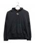 DIESEL（ディーゼル）の古着「S-MACS-HOOD ロゴ スウェットプルオーバーパーカー」｜ブラック