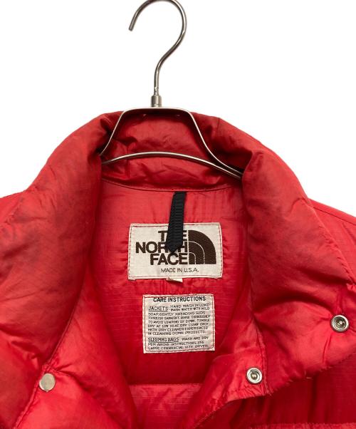 THE NORTH FACE（ザ ノース フェイス）THE NORTH FACE (ザ ノース フェイス) ダウンベスト レッド サイズ:Mの古着・服飾アイテム