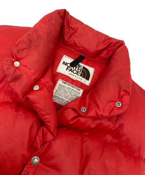 THE NORTH FACE（ザ ノース フェイス）THE NORTH FACE (ザ ノース フェイス) ダウンベスト レッド サイズ:Mの古着・服飾アイテム