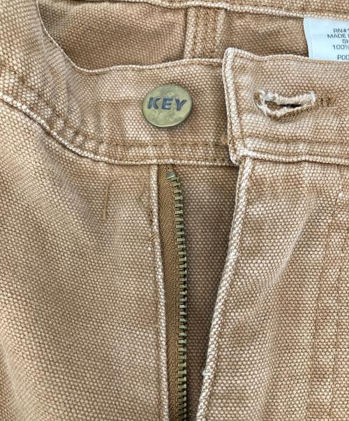 KEY（キー）KEY (キー) ダックペインターパンツ ブラウン サイズ:36×32の古着・服飾アイテム