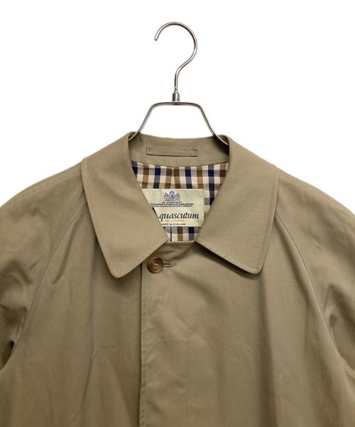 Aquascutum（アクアスキュータム）Aquascutum (アクアスキュータム) トレンチコート ベージュ サイズ:Mの古着・服飾アイテム