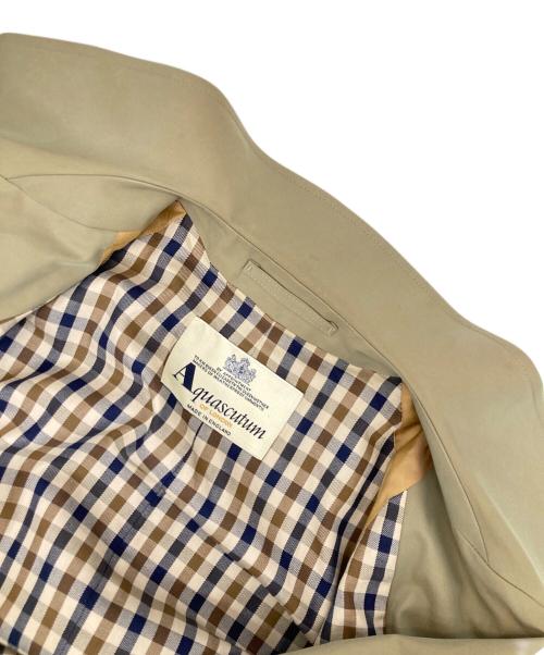 Aquascutum（アクアスキュータム）Aquascutum (アクアスキュータム) トレンチコート ベージュ サイズ:Mの古着・服飾アイテム