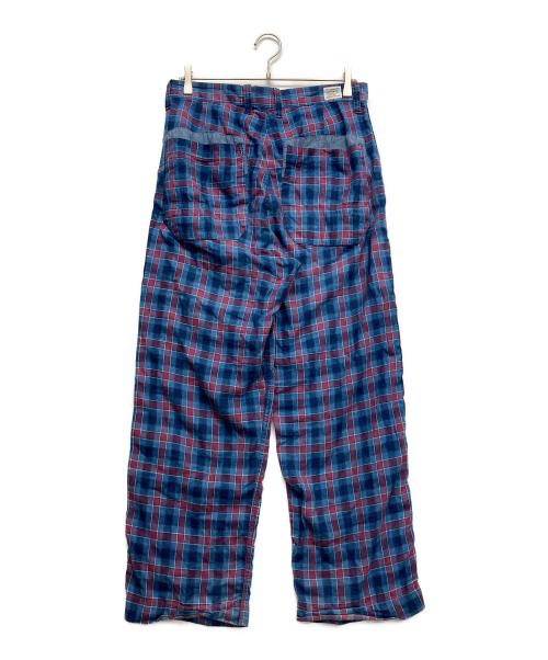 anachronorm（アナクロノーム）anachronorm (アナクロノーム) パジャマパンツ ブルー サイズ:32の古着・服飾アイテム