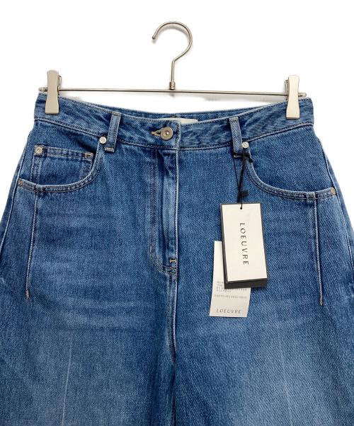 LOEUVRE（ルーブル）LOEUVRE (ルーブル) ワイドデニムパンツ ブルー サイズ:1の古着・服飾アイテム