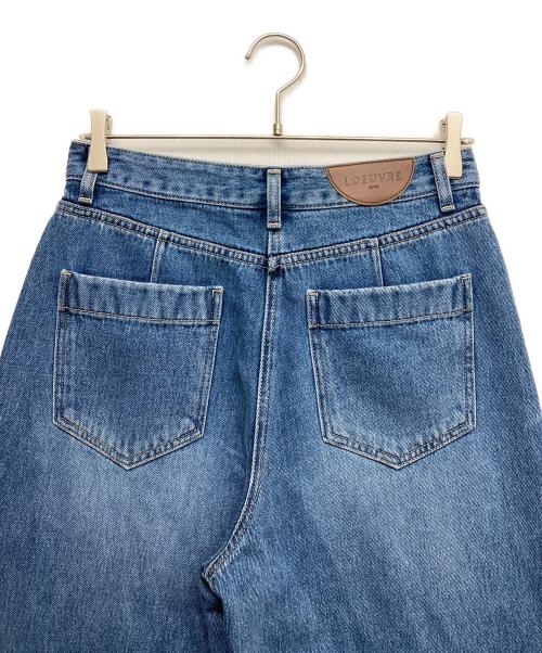 LOEUVRE（ルーブル）LOEUVRE (ルーブル) ワイドデニムパンツ ブルー サイズ:1の古着・服飾アイテム