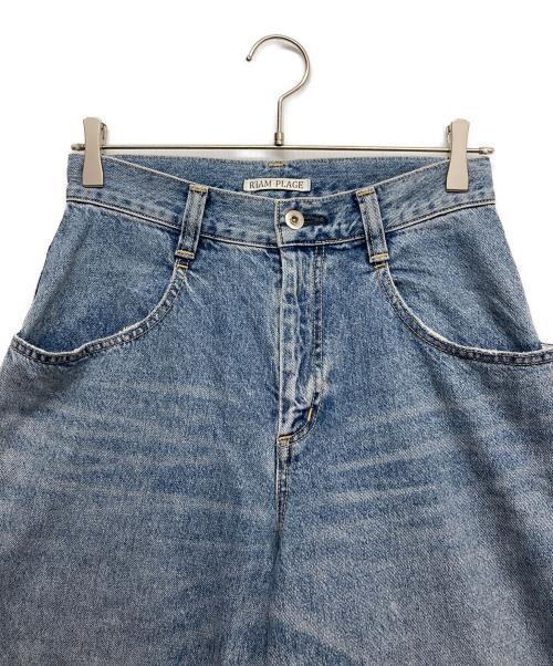 Plage（プラージュ）Plage (プラージュ) R’IAM WIDE デニム 7 ブルー サイズ:36の古着・服飾アイテム