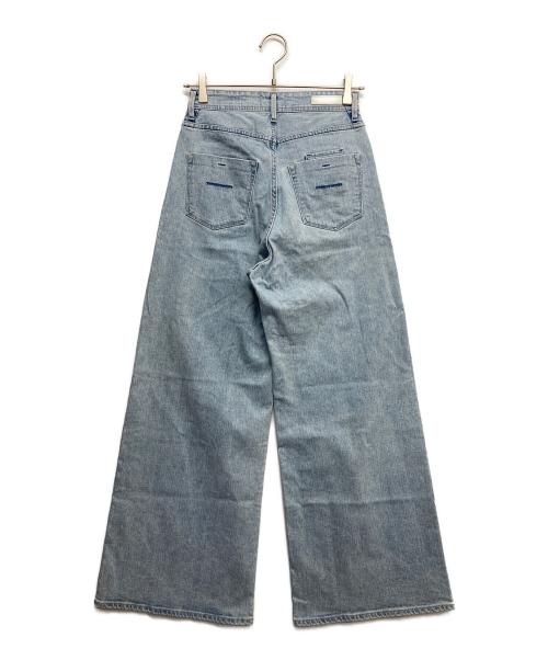 YANUK（ヤヌーク）YANUK (ヤヌーク) ワイドフレアデニムパンツ ブルー サイズ:24の古着・服飾アイテム