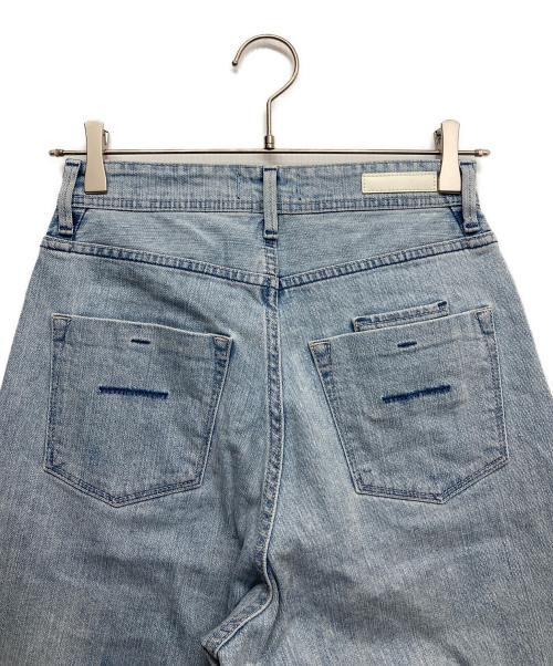 YANUK（ヤヌーク）YANUK (ヤヌーク) ワイドフレアデニムパンツ ブルー サイズ:24の古着・服飾アイテム