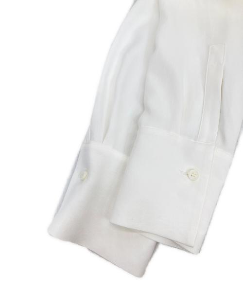 Plage（プラージュ）Plage (プラージュ) R’IAM ノーカラーシャツ ホワイト サイズ:Fの古着・服飾アイテム