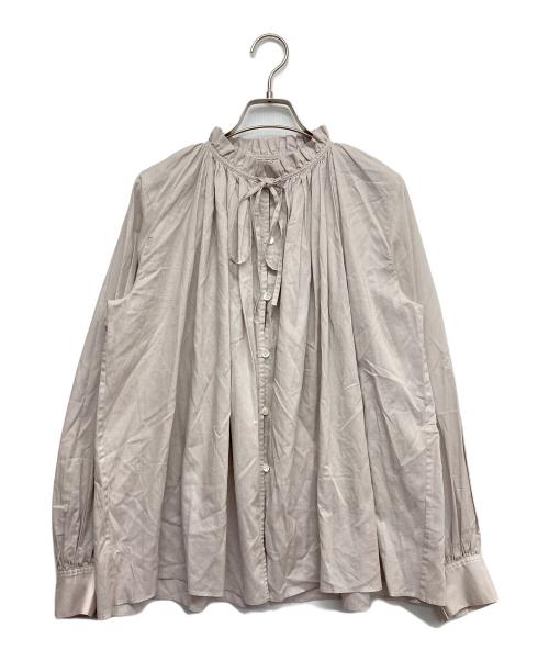 Whim Gazette（ウィムガゼット）Whim Gazette (ウィムガゼット) ボリュームブラウス パープル サイズ:Fの古着・服飾アイテム