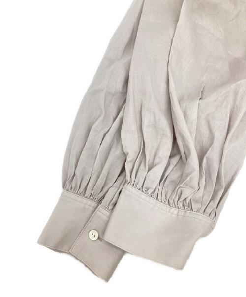 Whim Gazette（ウィムガゼット）Whim Gazette (ウィムガゼット) ボリュームブラウス パープル サイズ:Fの古着・服飾アイテム