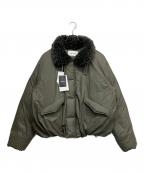 Tonywackトニーワック）の古着「SHEARING COLLAR PUFFER ブルゾン」｜グリーン