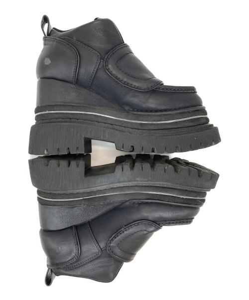 YELLO（イエロ）YELLO (イエロ) SHORT BOOTS ブラック サイズ:Mの古着・服飾アイテム