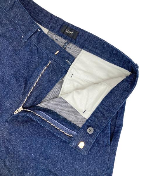 LOEFF（ロエフ）LOEFF (ロエフ) 13oz スラックス デニムパンツ ブルー サイズ:2の古着・服飾アイテム