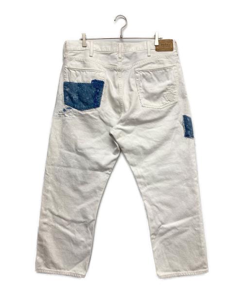 POLO RALPH LAUREN（ポロ・ラルフローレン）POLO RALPH LAUREN (ポロ・ラルフローレン) heritage straight デニムパンツ ホワイト サイズ:W38の古着・服飾アイテム