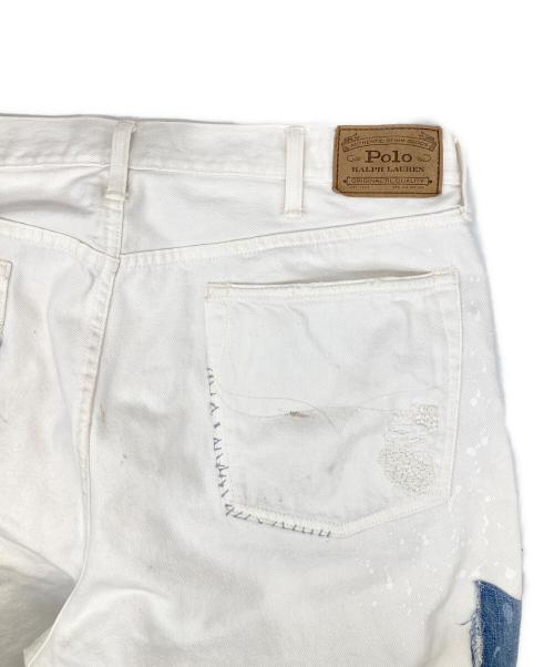 POLO RALPH LAUREN（ポロ・ラルフローレン）POLO RALPH LAUREN (ポロ・ラルフローレン) heritage straight デニムパンツ ホワイト サイズ:W38の古着・服飾アイテム