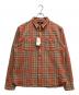 RRL（ダブルアールエル）の古着「チェックツイルワークシャツ」｜ブラウン