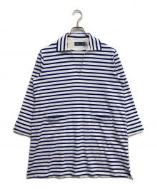 POLO RALPH LAUREN（ポロ・ラルフローレン）の古着「ボーダーカットソー」｜ブルー