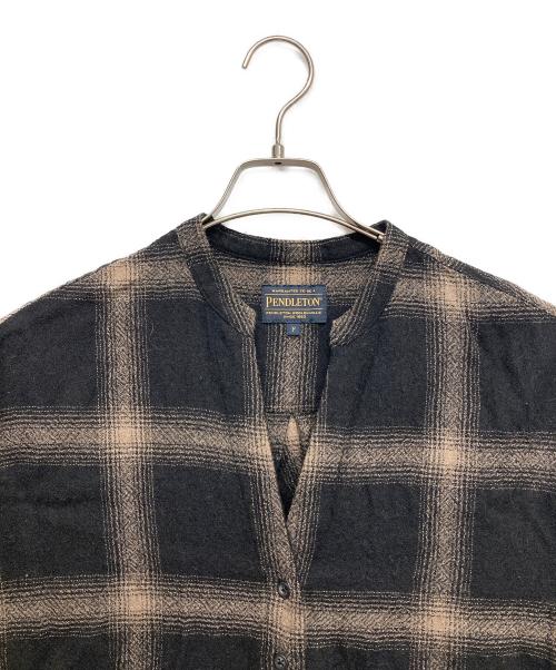 PENDLETON（ペンドルトン）PENDLETON (ペンドルトン) シャツワンピース ブラック サイズ:Fの古着・服飾アイテム