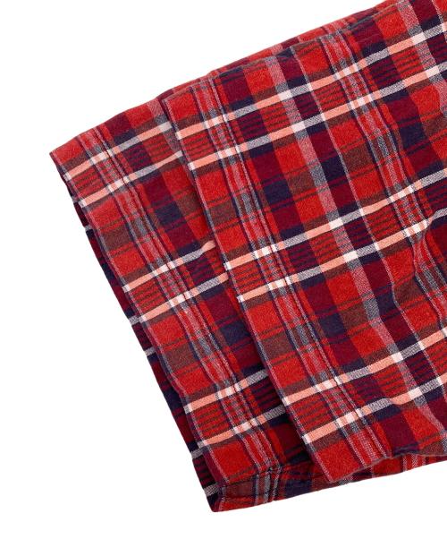 POLO JEANS（ポロジーンズ）POLO JEANS (ポロジーンズ) チェックシャツ レッド サイズ:Lの古着・服飾アイテム