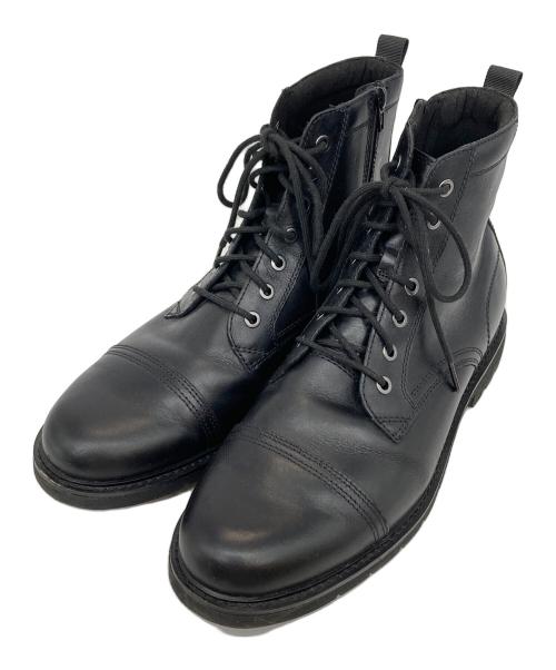 CLARKS（クラークス）CLARKS (クラークス) サイドジッパーブーツ ブラック サイズ:27.5の古着・服飾アイテム