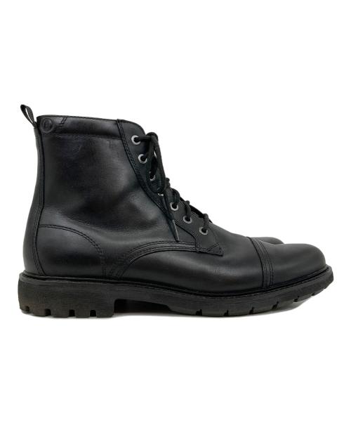CLARKS（クラークス）CLARKS (クラークス) サイドジッパーブーツ ブラック サイズ:27.5の古着・服飾アイテム