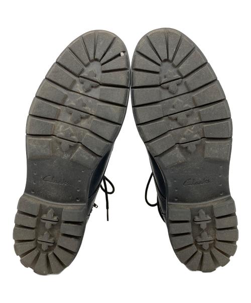 CLARKS（クラークス）CLARKS (クラークス) サイドジッパーブーツ ブラック サイズ:27.5の古着・服飾アイテム