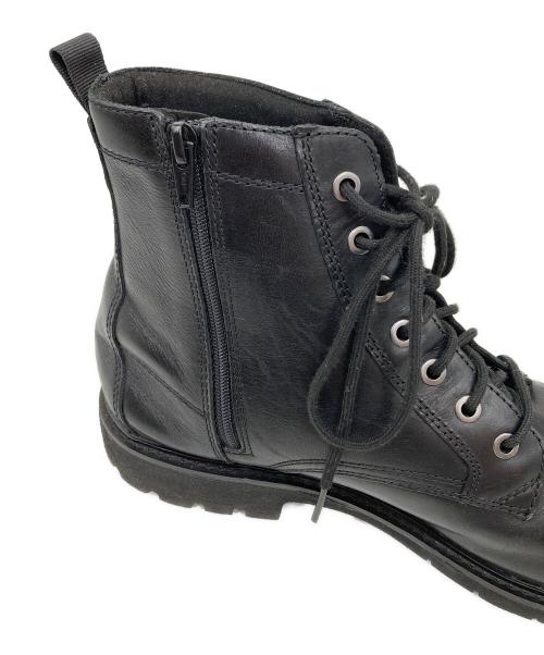 CLARKS（クラークス）CLARKS (クラークス) サイドジッパーブーツ ブラック サイズ:27.5の古着・服飾アイテム