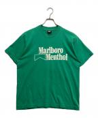 SCREEN STARS BESTスクリーンズスターズベスト）の古着「MARLBORO-プリントTシャツ」｜アイボリー×グリーン