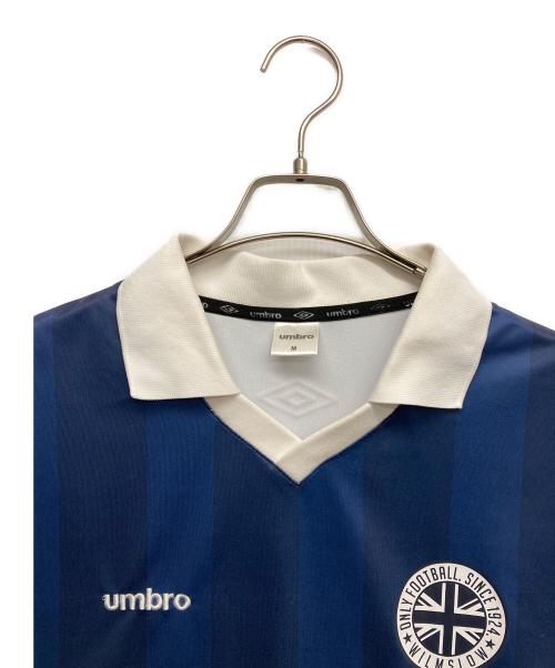 UMBRO（アンブロ）UMBRO (アンブロ) WILMSLOW 別注ゲームシャツ ホワイト×ネイビー サイズ:Mの古着・服飾アイテム