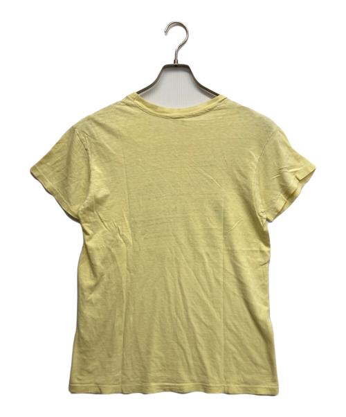Hanes（ヘインズ）Hanes (ヘインズ) プリントTシャツ イエロー サイズ:Lの古着・服飾アイテム