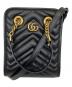 GUCCI（グッチ）の古着「GG MARMONT DTDHT」｜ゴールド×ブラック