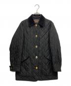 COACHコーチ）の古着「ダイアルロックキルティングジャケット」｜ブラック
