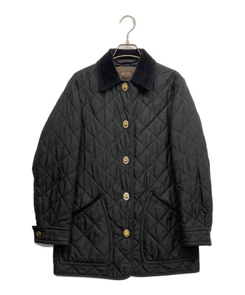 COACH（コーチ）COACH (コーチ) ダイアルロックキルティングジャケット ブラック サイズ:XSの古着・服飾アイテム