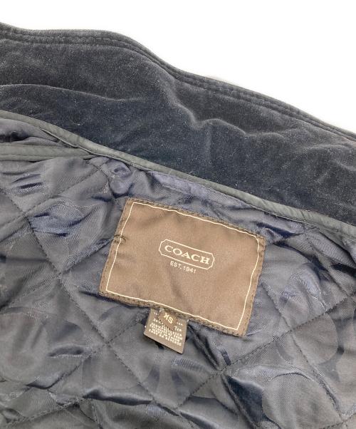 COACH（コーチ）COACH (コーチ) ダイアルロックキルティングジャケット ブラック サイズ:XSの古着・服飾アイテム