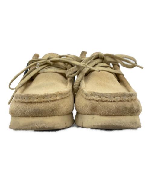 CLARKS（クラークス）CLARKS (クラークス) WALLABEE GTX ベージュ サイズ:23.5の古着・服飾アイテム
