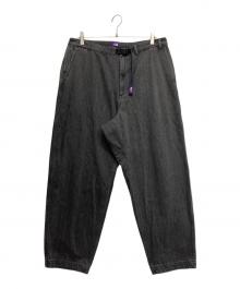 THE NORTHFACE PURPLELABEL（ザ・ノースフェイス パープルレーベル）の古着「Denim Wide Tapered Field Pants」｜ブラック