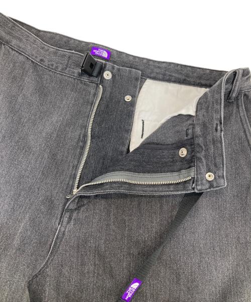 THE NORTHFACE PURPLELABEL（ザ・ノースフェイス パープルレーベル）THE NORTHFACE PURPLELABEL (ザ・ノースフェイス パープルレーベル) Denim Wide Tapered Field Pants ブラック サイズ:36の古着・服飾アイテム