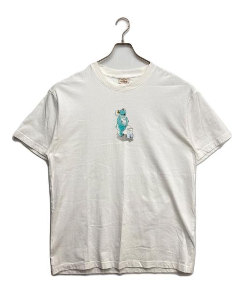 EVISEN（エビセン）EVISEN (エビセン) PASSPORT (パスポート) SAKE S/S TEE ホワイト サイズ:XLの古着・服飾アイテム