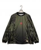 EVISENエビセン）の古着「PHEASANT MOTO JERSEY」｜グリーン